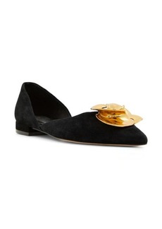 Ted Baker London Emma Rose Half d'Orsay Pointed Toe Leather Flat