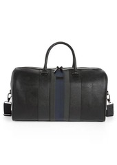 Ted Baker London Faux Leather Duffle Bag in Black at Nordstrom