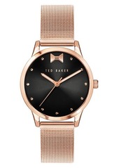 Ted Baker London Fitzrovia Bow Mesh Strap Watch