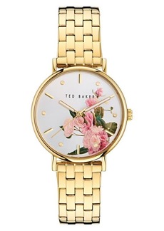 Ted Baker London Floral Bracelet Watch