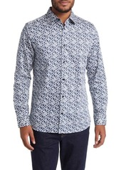 Ted Baker London Floral Stretch Cotton Button-Up Shirt