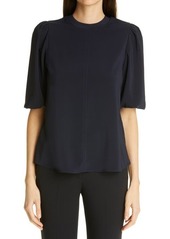 Ted Baker London Hamish Elbow Sleeve Top in Navy at Nordstrom