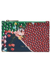 Ted Baker London Hassiee Mixed Print Leather Wallet