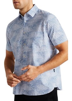 Ted Baker London Hunno Short Sleeve Button-Up Shirt