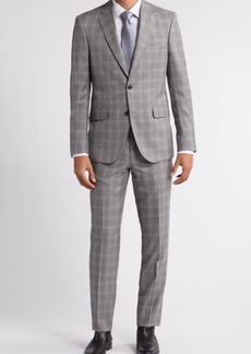 Ted Baker London Jay Slim Fit Plaid Wool Suit