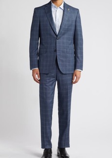 Ted Baker London Jay Slim Fit Plaid Wool Suit