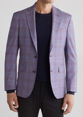 Ted Baker London Jay Slim Fit Windowpane Check Blazer