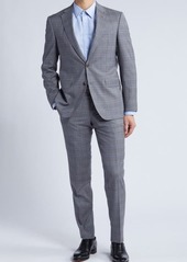 Ted Baker London Jay Slim Fit Windowpane Check Wool Suit