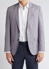 Ted Baker London Karl Slim Fit Plaid Stretch Sport Coat