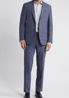 Ted Baker London Karl Slim Fit Slub Wool & Silk Blend Suit