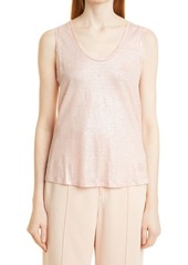 Ted Baker London Lavanna Metallic Tank in Coral at Nordstrom