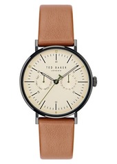 Ted Baker London Leather Strap Watch