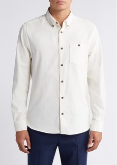 Ted Baker London Lecco Slim Fit Corduroy Button-Down Shirt