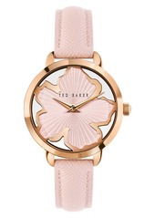 Ted Baker London Lilabel Leather Strap Watch