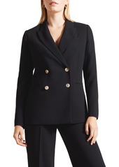 Ted Baker London Llaya Double Breasted Jacket in Black at Nordstrom Rack
