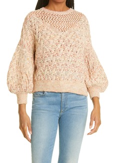 Ted Baker London Lorensa Chunky Cable Summer Sweater in Camel at Nordstrom