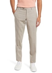 Ted Baker London Men's Jerome Soft Constructed Trim Fit Flat Stretch Wool Pants