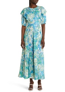 Ted Baker London Nicciey Floral Puff Sleeve Dress