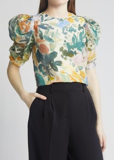 Ted Baker London Oasia Puff Sleeve Top