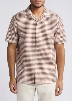 Ted Baker London Oise Textured Cotton Camp Shirt