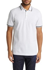 Ted Baker London Palos Regular Fit Textured Cotton Knit Polo