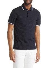 Ted Baker London Palos Regular Fit Textured Cotton Knit Polo