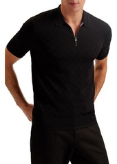 Ted Baker London Palton Textured Sweater Polo