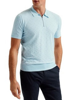 Ted Baker London Palton Textured Sweater Polo