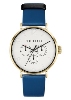 Ted Baker London Phylipa Gents Leather Strap Watch