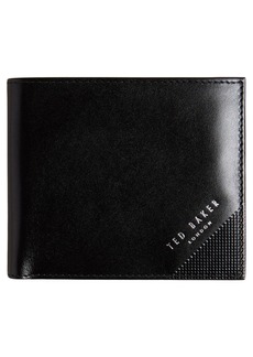 Ted Baker London Prugs Leather Bifold Wallet in Black at Nordstrom Rack