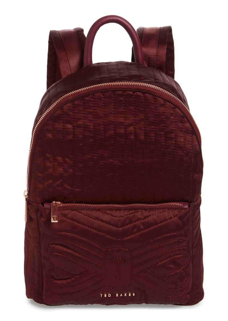 ted baker quilted bow backpack