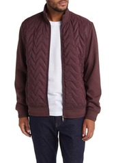 Ted Baker London Hamste Quilted Knit Sleeve Jacket