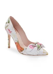 Ted Baker London Ryana Tapestry Pointed Toe Bow Pump