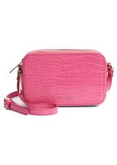 Ted Baker London Stina Embossed Faux Leather Crossbody Bag in Pink at Nordstrom