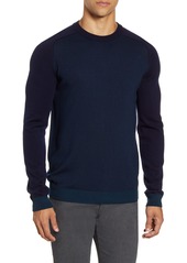 Ted Baker London Stripe Crewneck Sweater