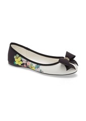 Ted Baker London Sually Flat in Ivory Fabric at Nordstrom