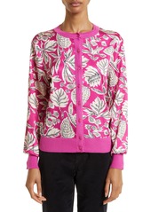 Ted Baker London Sunaiy Woven Detail Cardigan in Bright Pink at Nordstrom Rack