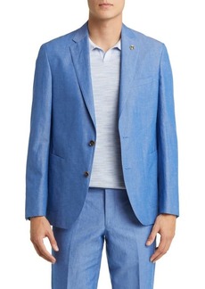 Ted Baker London Tampa Soft Constructed Cotton & Linen Sport Coat