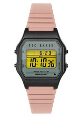 Ted Baker London Ted '80s Digital Resin Strap Watch