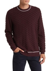 Ted Baker London Sepal Textured Crewneck Sweater