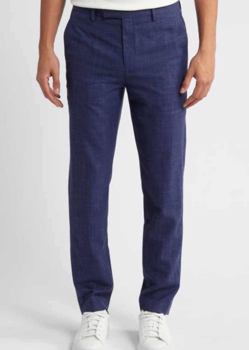 Ted Baker London Titust Tailored Slim Fit Wool Blend Pants