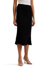 Ted Baker London Velena Rib Midi Skirt