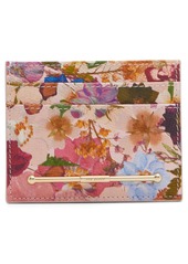Ted Baker London Victoria Leather Card Wallet in Flower Print Textured at Nordstrom Rack