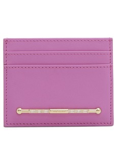 Ted Baker London Victoria Leather Card Wallet in Orchid Sheep Nappa/Crystal at Nordstrom Rack