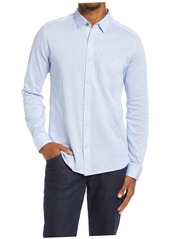 Ted Baker London Wonyeer Slim Fit Button-Up Pique Shirt in Light Blue at Nordstrom