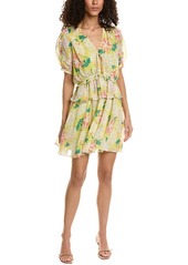 Ted Baker Puff Sleeves Mini Dress