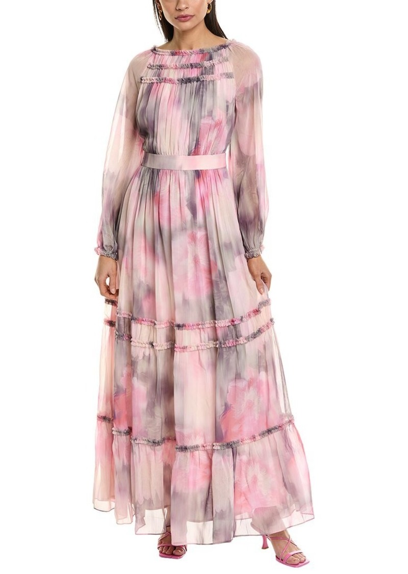 Ted Baker Ruffle Detail Maxi Dress