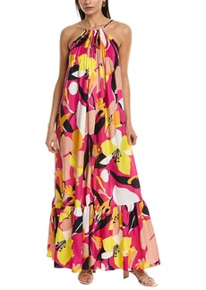 Ted Baker Strappy Linen-Blend Maxi Dress