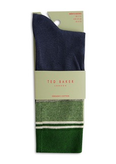Ted Baker Striped Pattern Socks