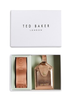 Ted Baker Travel Webbing Luggage Strap & Tag